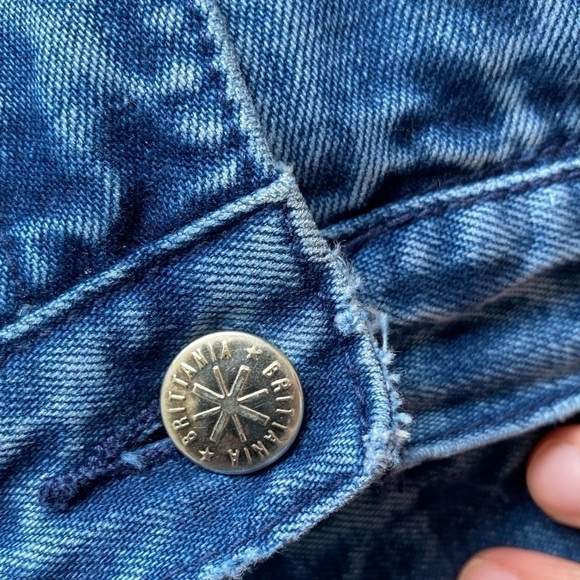 Vintage Brittania Ultra high rise paper bag jeans - Picture 7 of 12